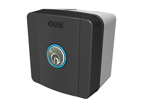 Купить ключ-выключатель накладной CAME SELC1FDG с синей подсветкой с доставкой и установкой в Сальске