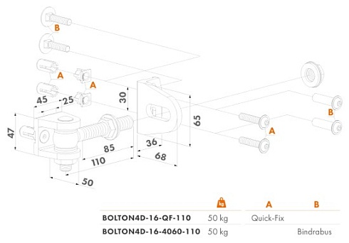 Купить Прикручиваемая петля Locinox (Бельгия) BOLTON4D-16-QF — для калитки и ворот в Сальске
