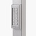 Морозостойкая, водонепроницаемая кодовая панель Locinox (Бельгия) SLIMSTONE со встроенным реле, цвета zilver и 9005 (черный)  - купить в Сальске!
