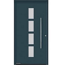 Двери входные алюминиевые  ThermoPlan Hybrid Hormann – Мотив 501 в Сальске